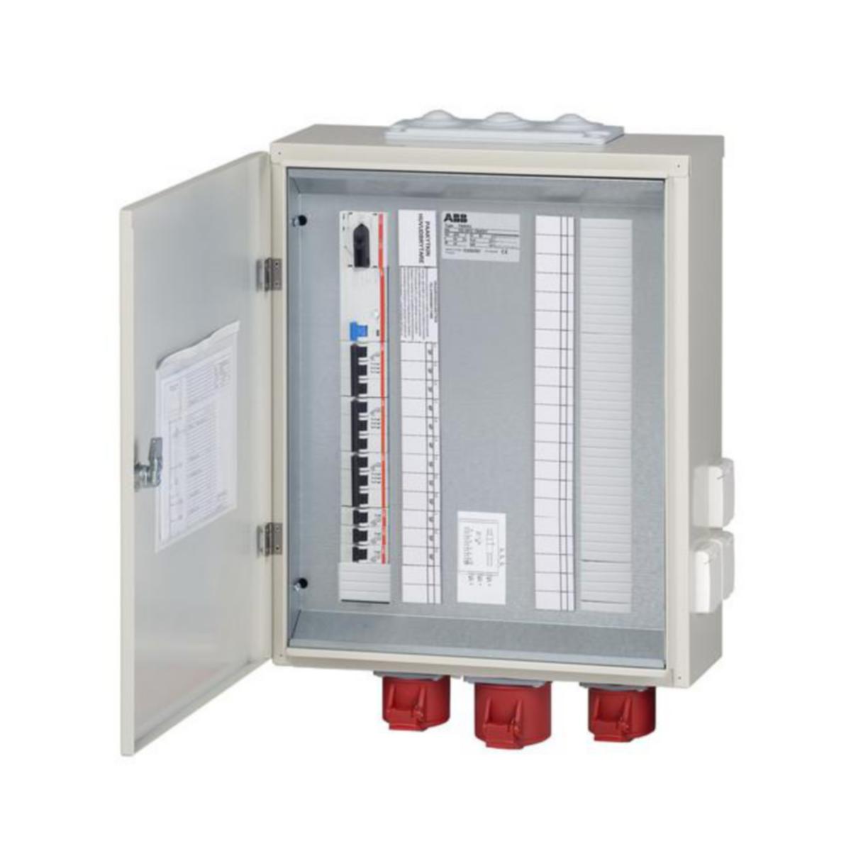 Työpaikkakeskus ABB T63K3V - TYÖPAIKKAKESKUS FE NÄPSÄ T63K3V 63A IP44 K