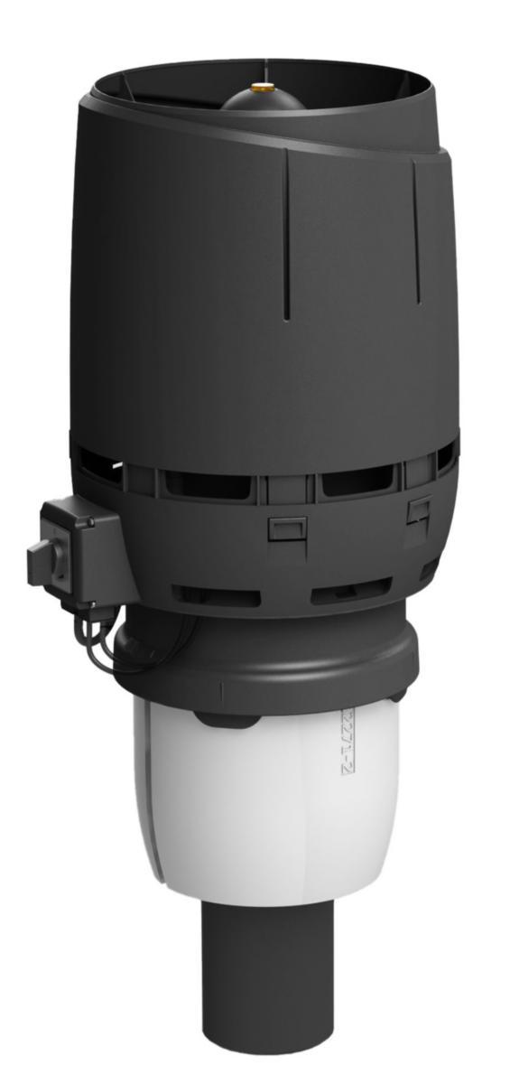 Huippuimuri Vilpe ECo110C/400 Flow - HUIPPUIMURI FLOW C-SARJA VILPE 350562 ECO 110C/400 MUST