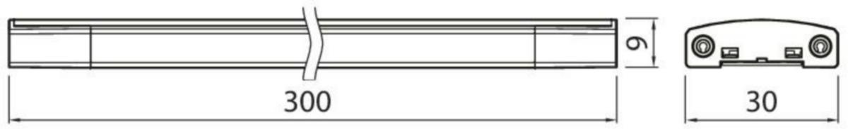 Valoprofiili/-nauha Airam Linear - VALOPROFIILI/-NAUHA LINEAR 300 IP21 5W/830 450LM PCO