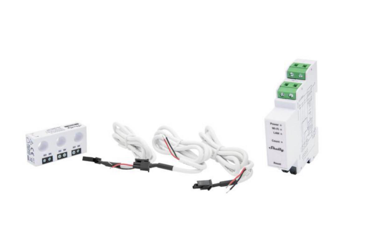 Energiamittari DIN Shelly - ENERGIAMITTARI DIN SHELLY SHELLY PRO 3EM CT63