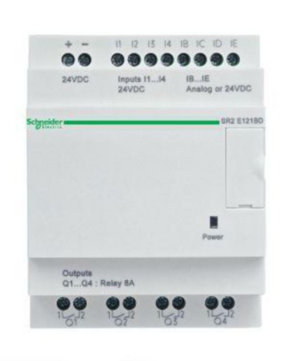 Ohjelmoitava rele Schneider Electric Zelio SR BL - OHJELMOITAVA RELE ZELIO SR BL 12 I-O 24 VAC