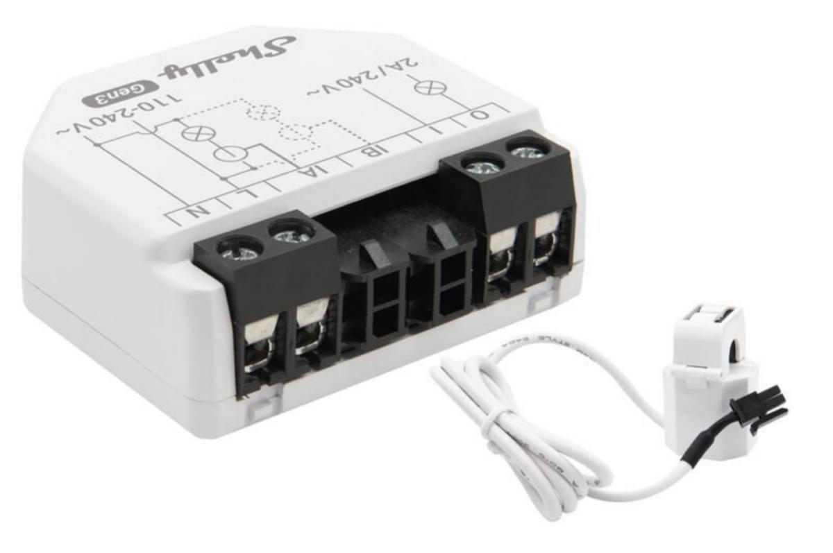 Energiamittari DIN Shelly - ENERGIAMITTARI DIN SHELLY SHELLY EM GEN3 + 50A CT