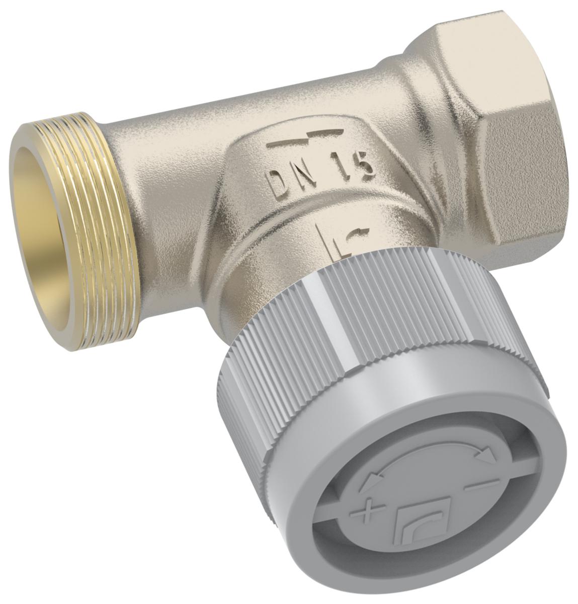 Patteriventtiilirunko Oras Stabila suora - PATTERIVENTTIILIN RUNKO DN15 SUORA STABILA L=58