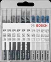 Pistosahanteräsarja Bosch Basic for Wood and Metal 10osaa
