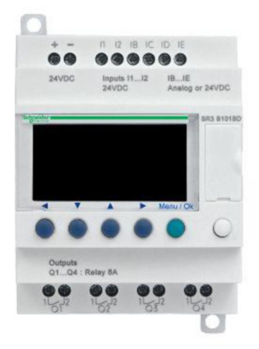 Ohjelmoitava rele Schneider Electric Zelio SR - OHJELMOITAVA RELE ZELIO SR 10 I-O 24 VAC