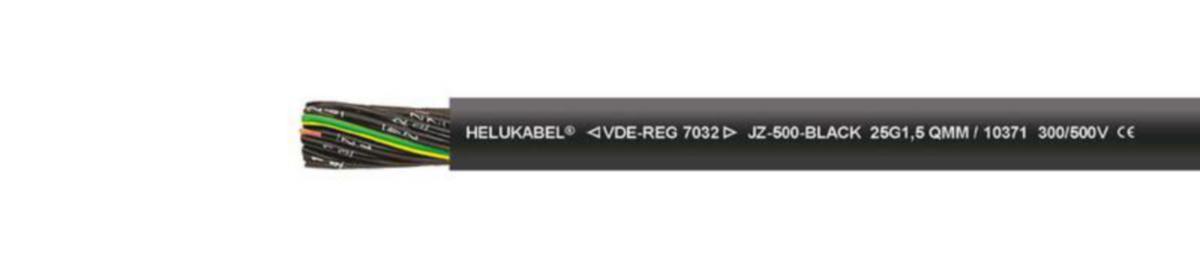 Ohjauskaapeli Helukabel JZ-500 musta - OHJAUSKAAPELI HELUKABEL JZ-500 MUSTA 7G1,5 10368