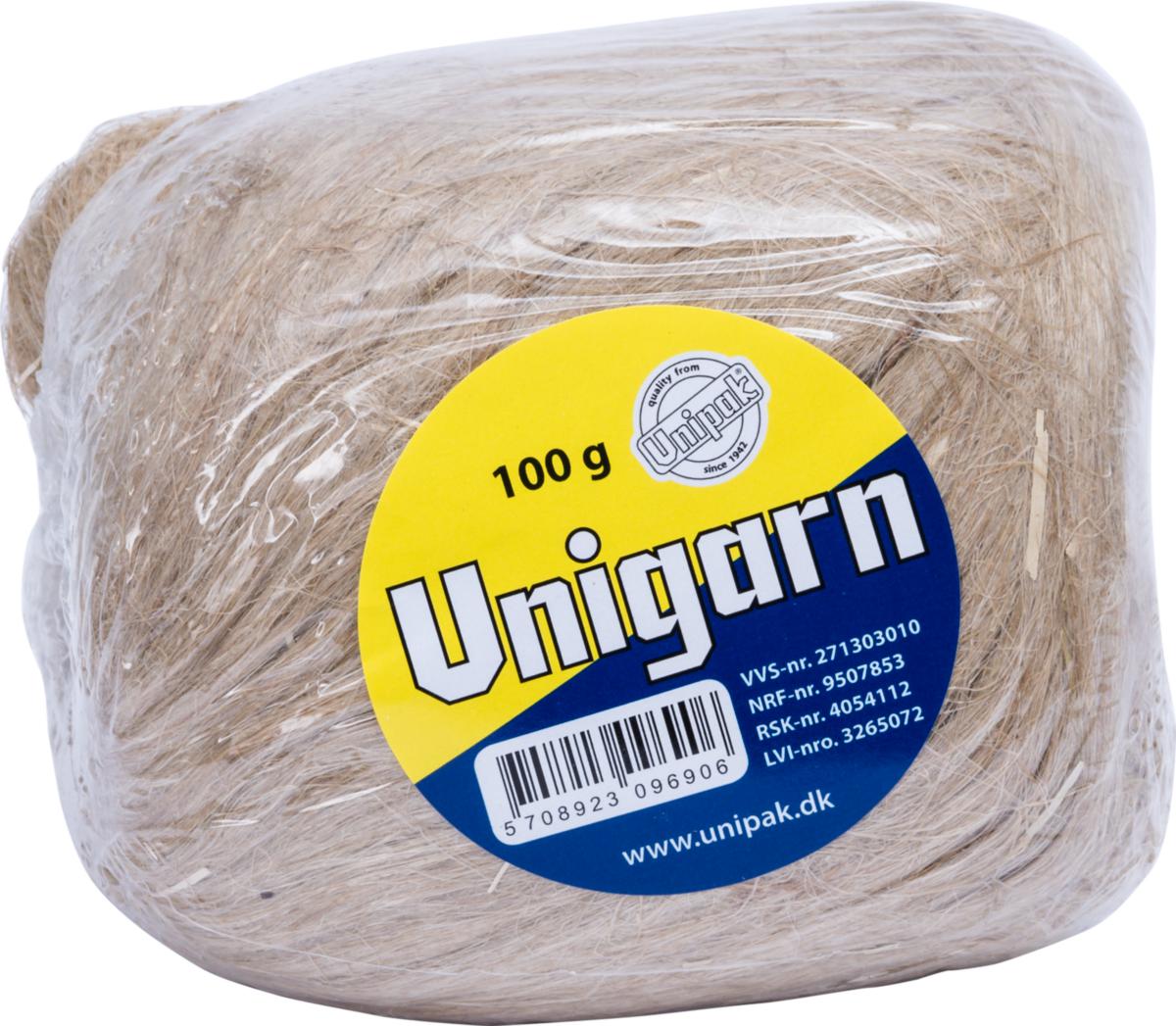 Häkilöity pellava, 100 grammaa/kerä, Unigarn - HÄKILÖITYÄ PELLAVAA 100G