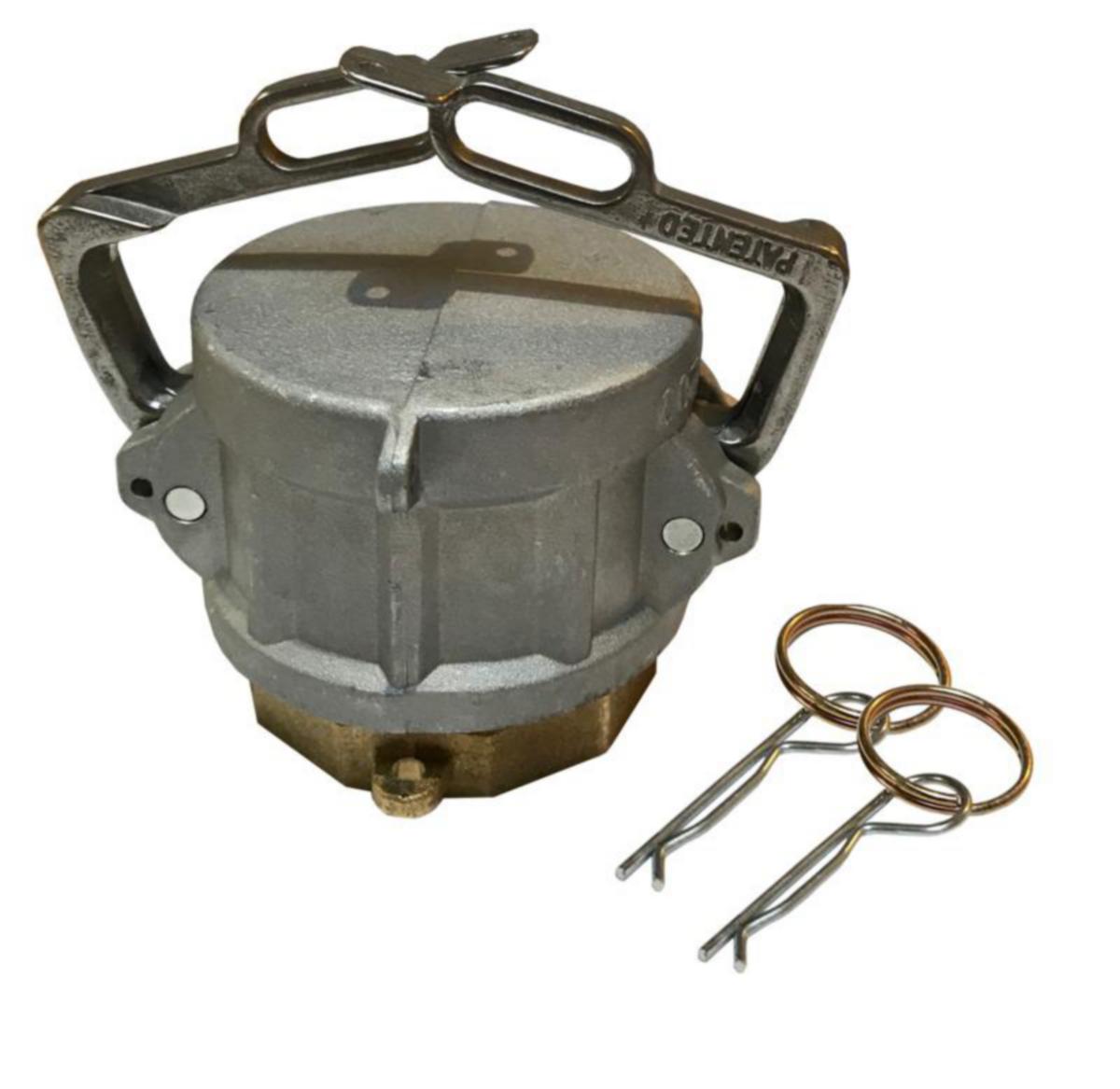 Täyttöjohdon kansi Rauplan - TÄYTTÖJOHDON KANSI DN50 NOKKAVIPULIIT. UROS+KANSI