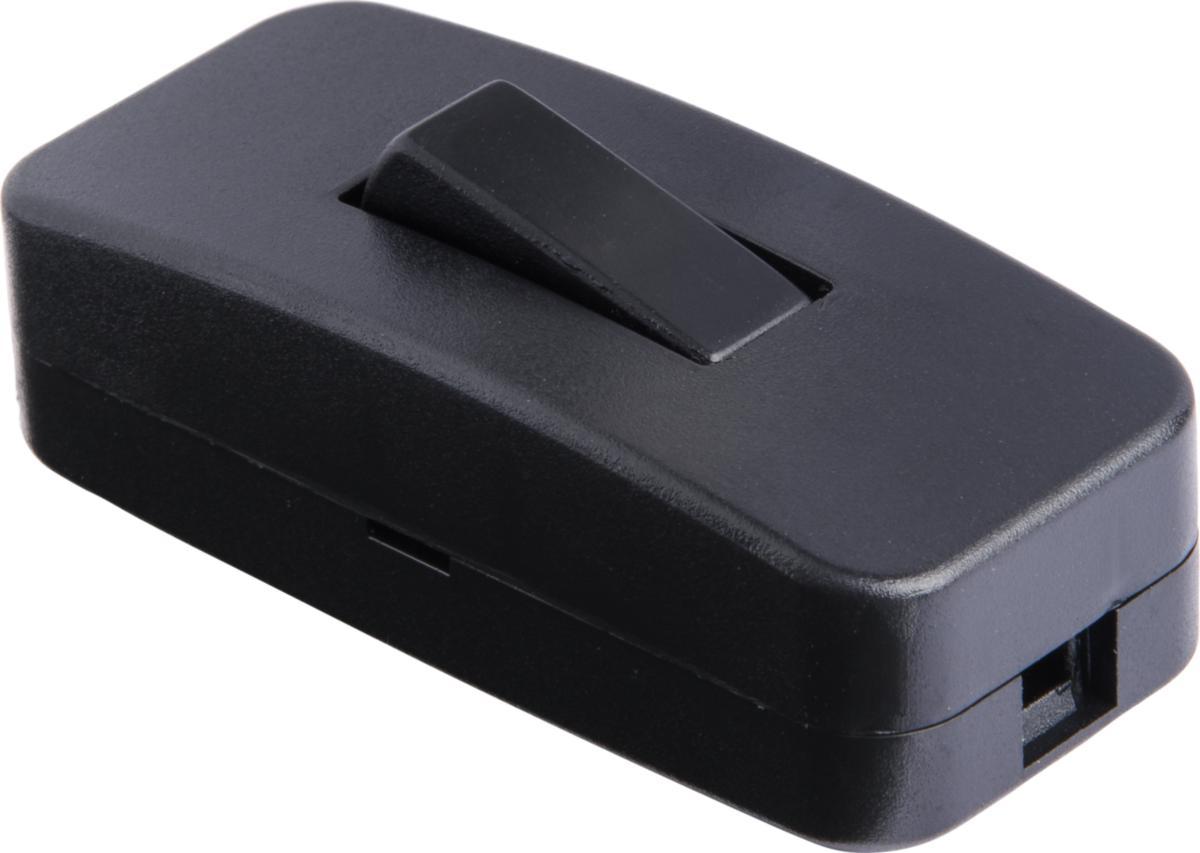 Välikytkin, 1-napainen, maadoittamaton - VÄLIKYTKIN 0-LK MUSTA