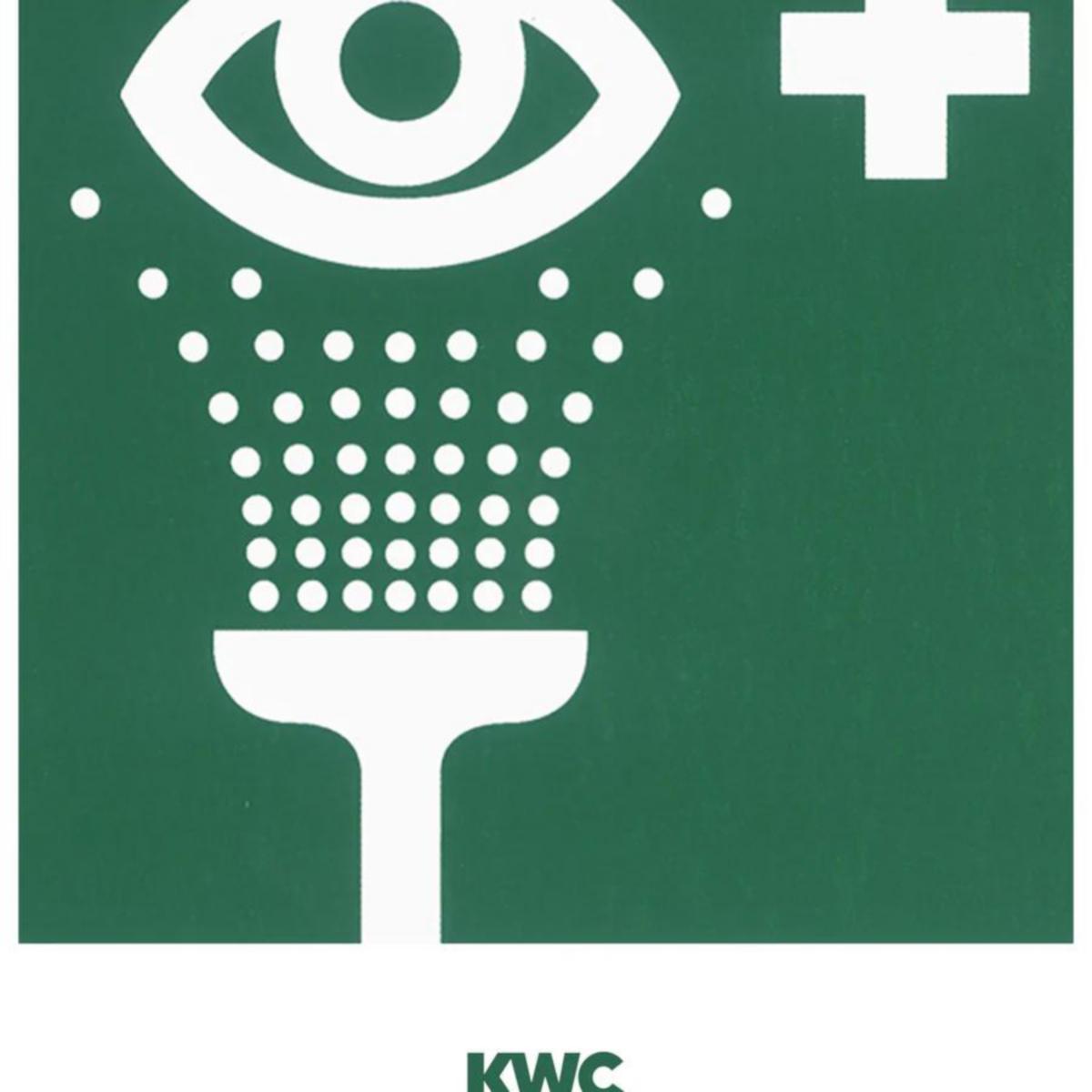 Silmäsuihkukyltti KWC FAID - SILMÄSUIHKUKYLTTI FAID903 SILMÄSUIHKU -KYLTTI