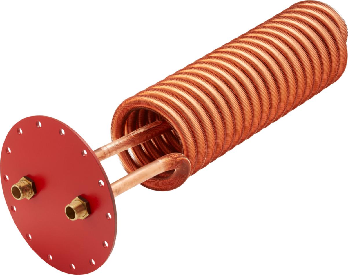 Lämminvesikierukka laipalla 35 l/min - LÄMMINVESI AURINKOLÄMPÖKIERUKK 35L LAIPALLINEN