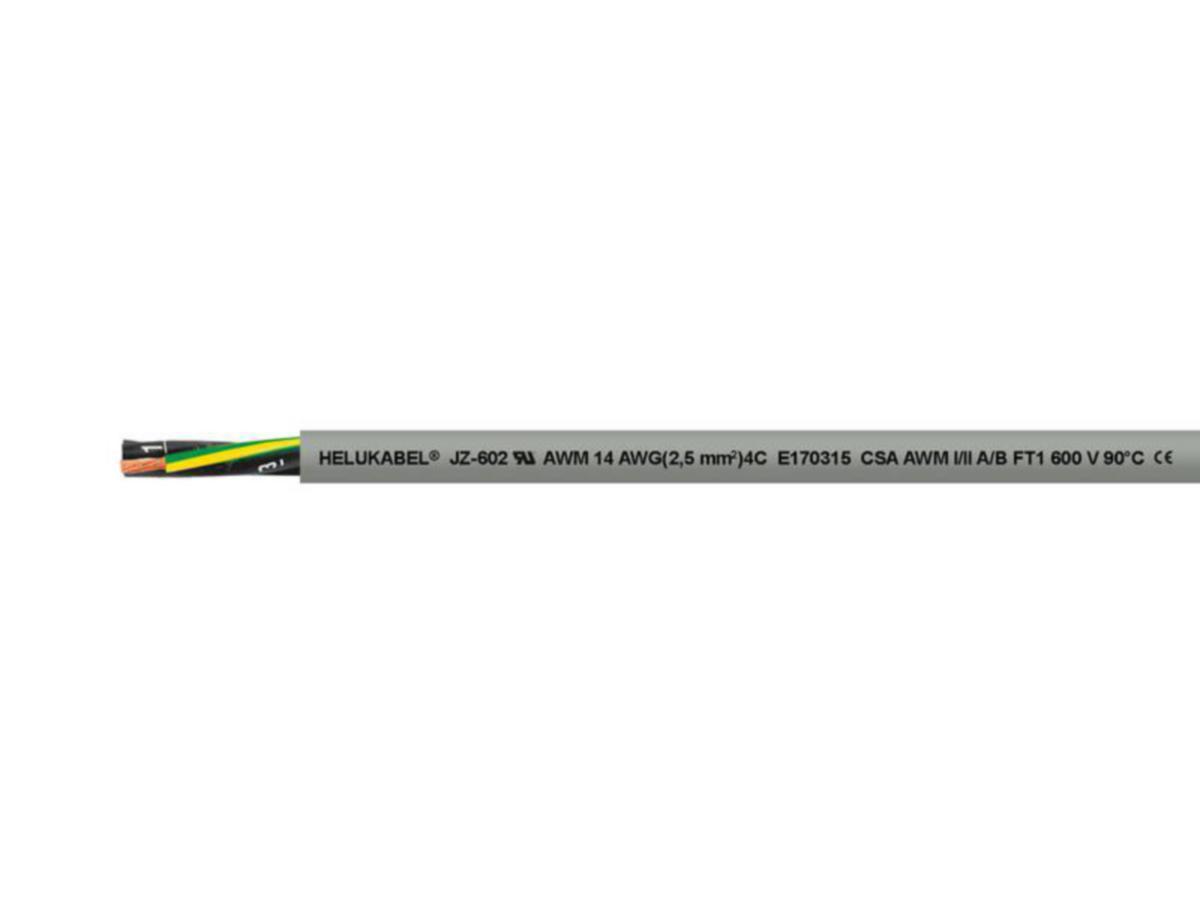 Ohjauskaapeli Helukabel JZ-602 - OHJAUSKAAPELI HELUKABEL JZ-602 UL/CSA 5G1,5 (AWG16)