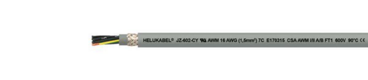 Ohjauskaapeli Helukabel JZ-602-CY - OHJAUSKAAPELI HELUKABEL JZ-602-CY UL/CSA 3G2,5 (AWG14)