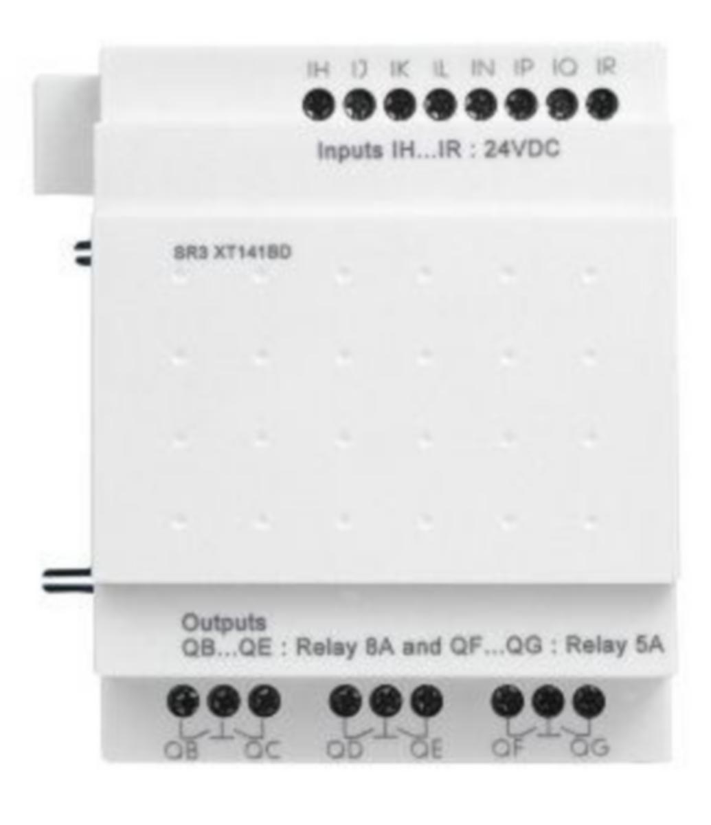Ohjelmoitava rele Schneider Electric Zelio SR XT - OHJELMOITAVA RELE ZELIO SR XT 14 I-O 100-240 VAC