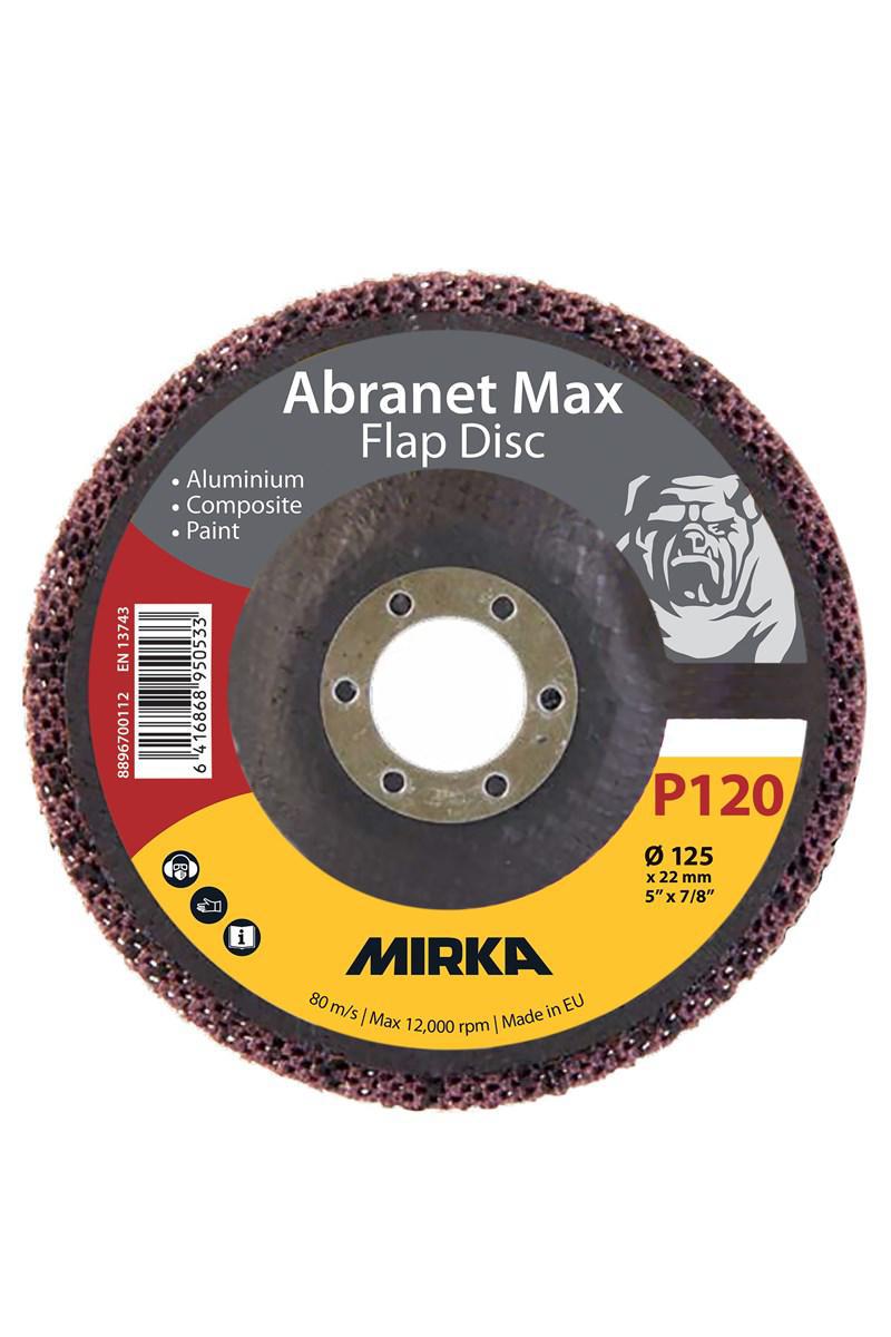 Lamellilaikka Mirka Abranet Max - LAMELLILAIKKA 125MM ALOX P120 MIRKA ABRANETMAX T29