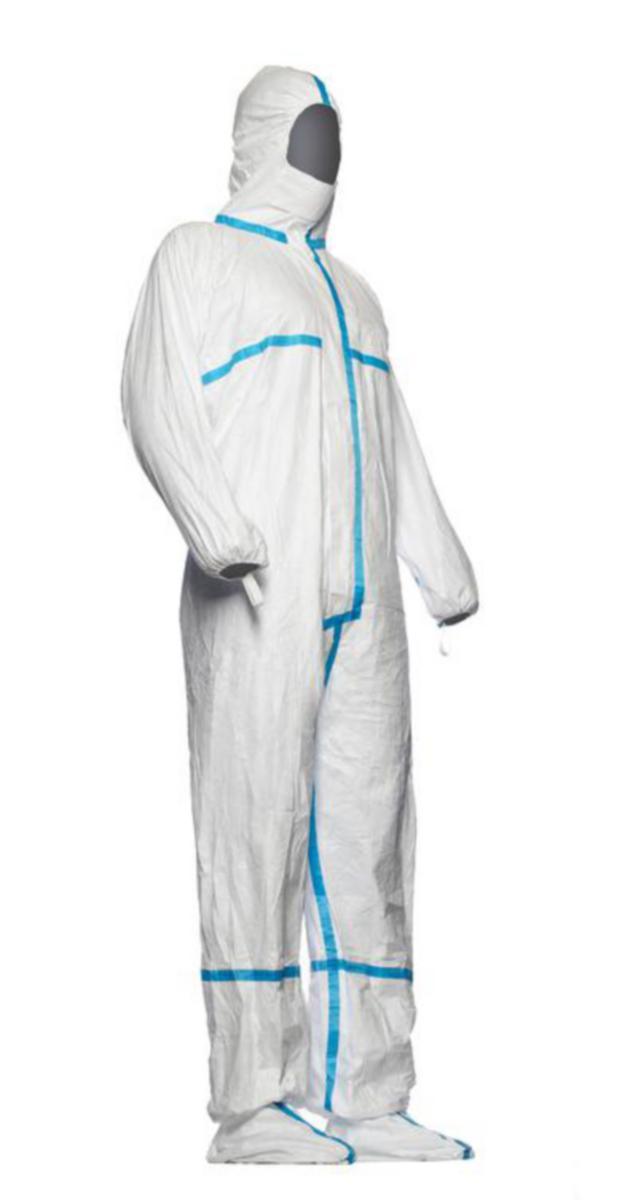 Kertakäyttöhaalari Tyvek Classic 600 Plus sukkaosalla - HAALARI TYVEK 600+ SUKKA 2XL DUPONT TYCHA5TWH16
