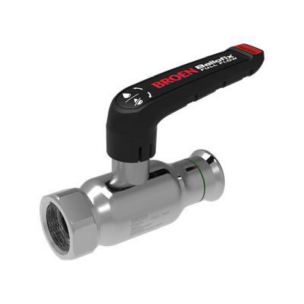 Puristuspalloventtiilit Broen Ballofix HST - PURISTUSPALLOVENTTIILI HST 18X3/4" SK DN15 PN16 MATALA
