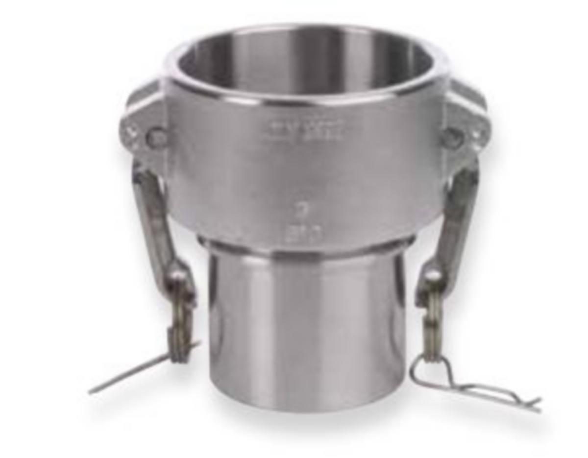 Letkukara naarasliitin, eivät sisällä clamp-kiristimiä - CLAMP LETKUKARA C-OSA SS 3" DH 05-8522-075