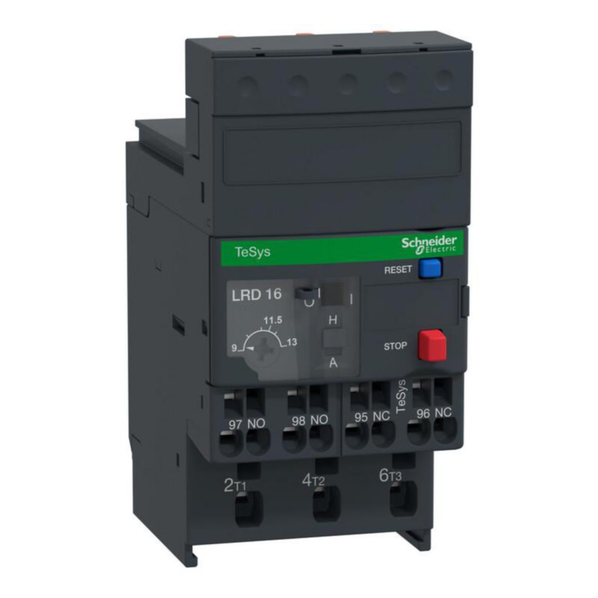 Lämpörele Schneider Electric TeSys LRD - LÄMPÖRELE TESYS LRD163 9-13A LK.10A