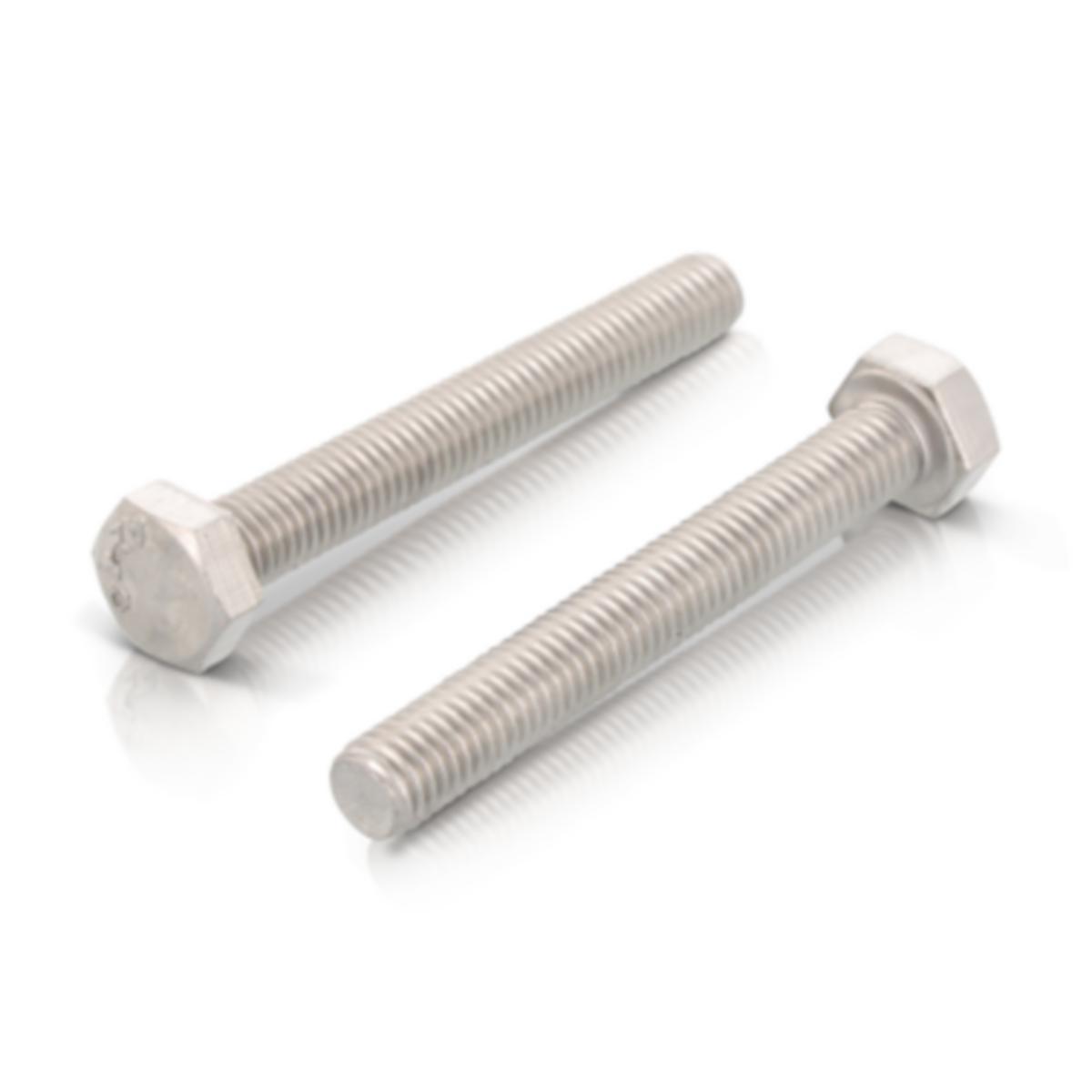 Kuusioruuvi DIN 933 A2-70 RST täyskierre - KUUSIORUUVI RST DIN 933 A2-70M8X80