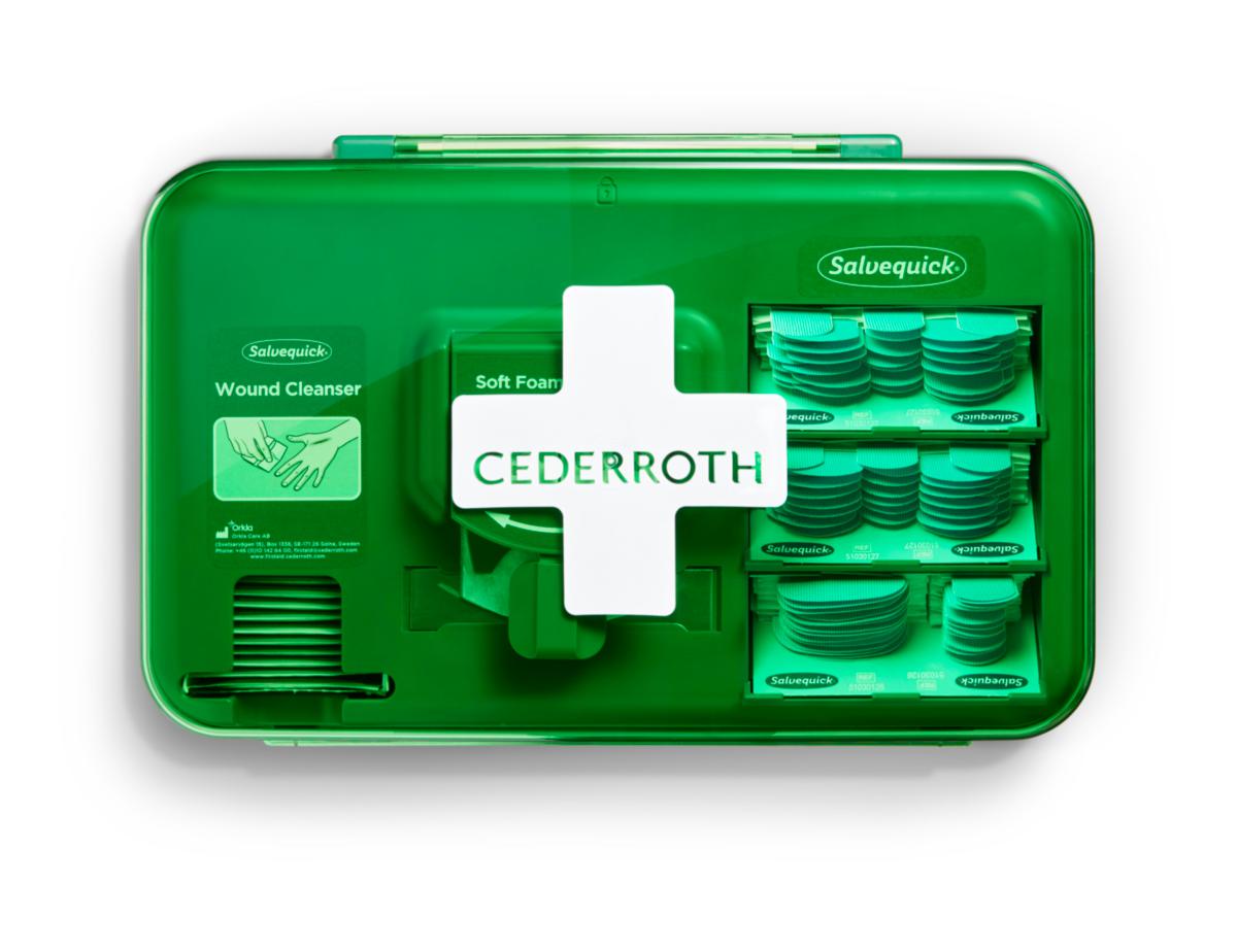 Haavanhoitoautomaatti Cederroth sininen - HAAVANHOITOAUTOMAATTI BLUE CEDERROTH 51011009