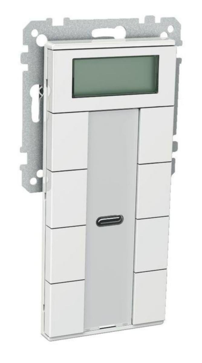 Painike Schneider Electric Exxact multi - PAINIKE EXXACT KNX MULTIPAIN.8-OS.+NÄYTTÖ VAL