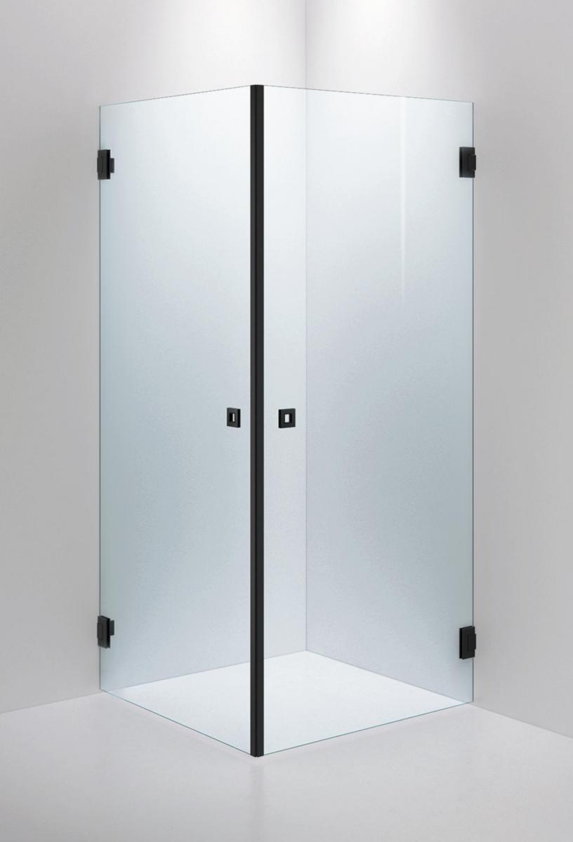 Suihkukulma INR Arc 12 - SUIHKUKULMA ARC 12 KIRKASLASI/MUSTA 900X900