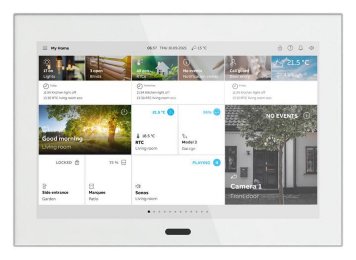 Kosketusnäyttö ABB KNX SMARTtouch - KOSKETUSNÄYTTÖ ABB SMARTTOUCH 10 VAL/RST