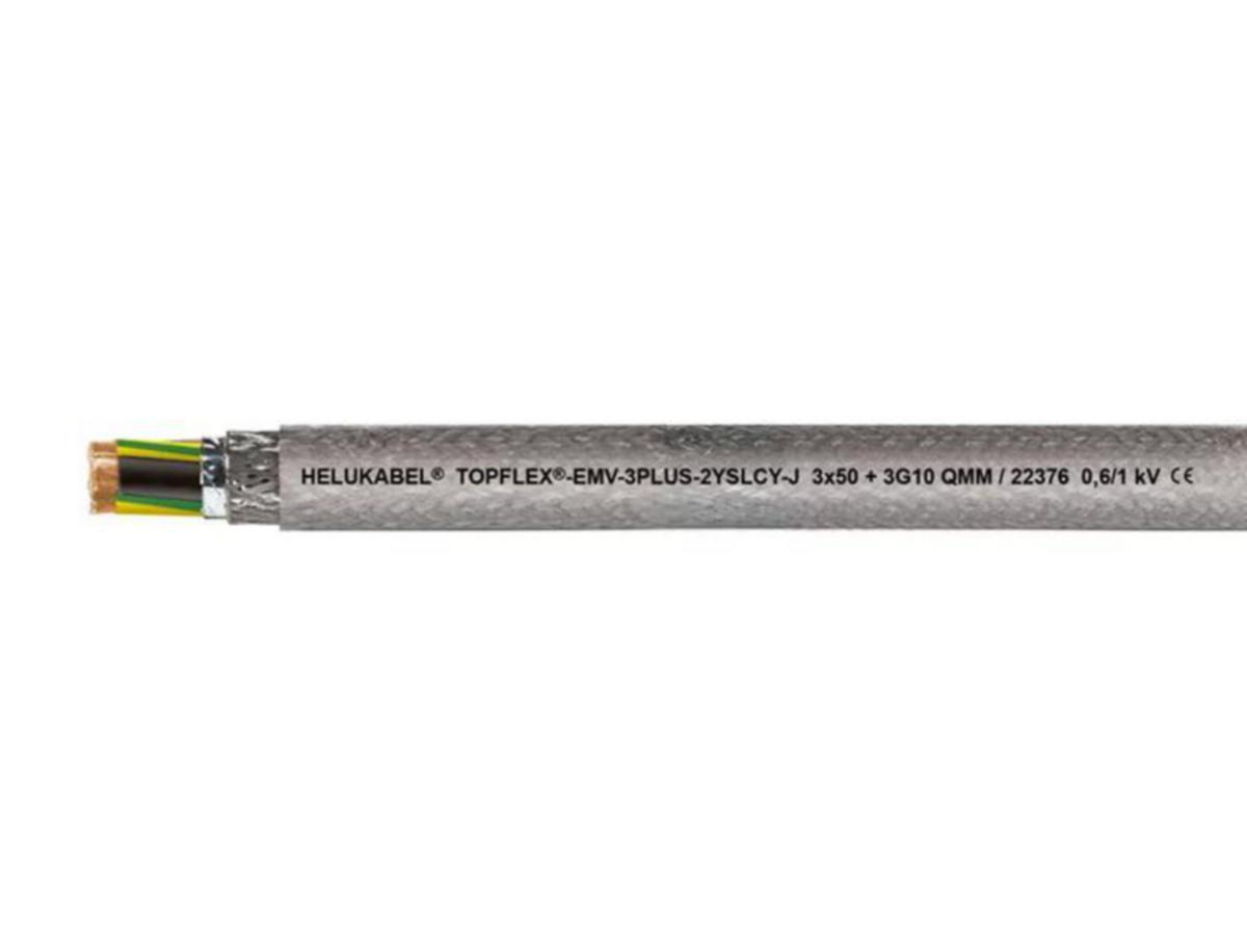 Ohjauskaapeli Helukabel Topflex®-EMV-3PLUS-2YSLCY-J - OHJAUSKAAPELI HELUKABEL TOPFLEX-EMV-3PLUS 3X25+3G4