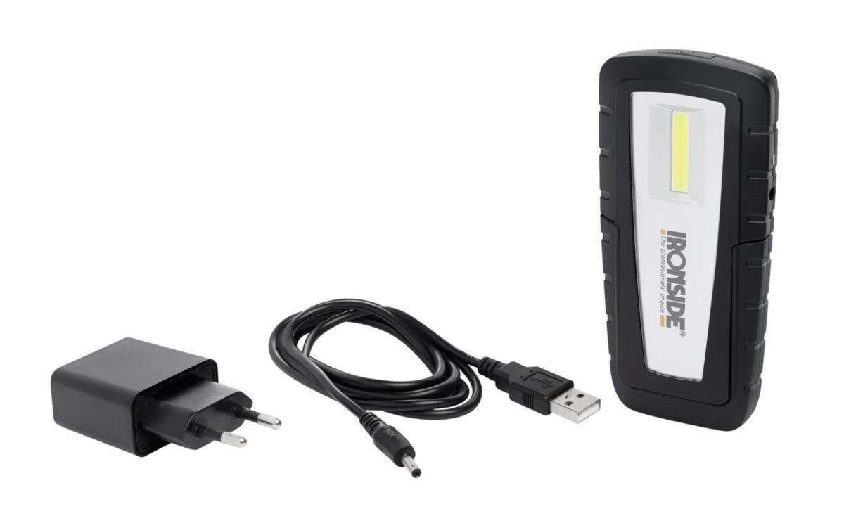 Käsivalaisin Ironside ladattava - LED-VALAISIN LADATTAVA IRONSIDE 422081