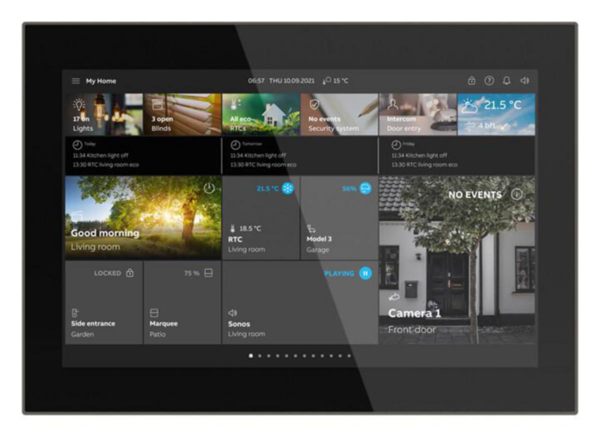 Kosketusnäyttö ABB KNX SMARTtouch - KOSKETUSNÄYTTÖ ABB SMARTTOUCH 10 MUS/MUS