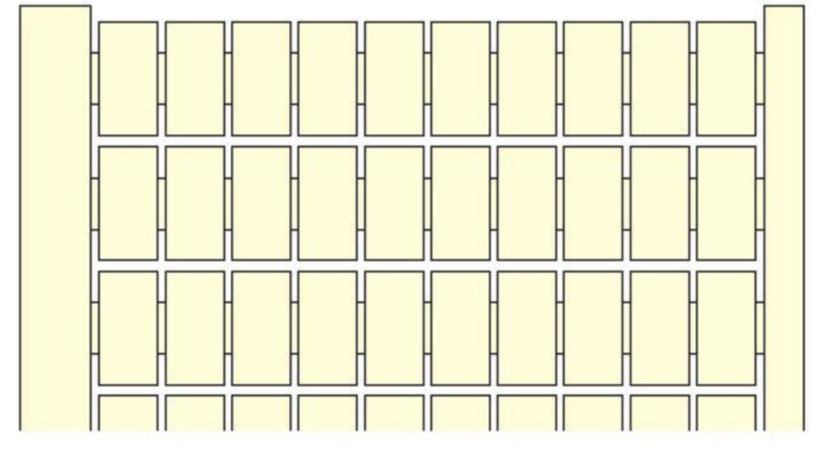 Johdinmerkki TE / ABB Entrelec -liittimet - JOHDINMERKKI TE/ABB ENTRELEC 6MM, 10X (51-60), HOR
