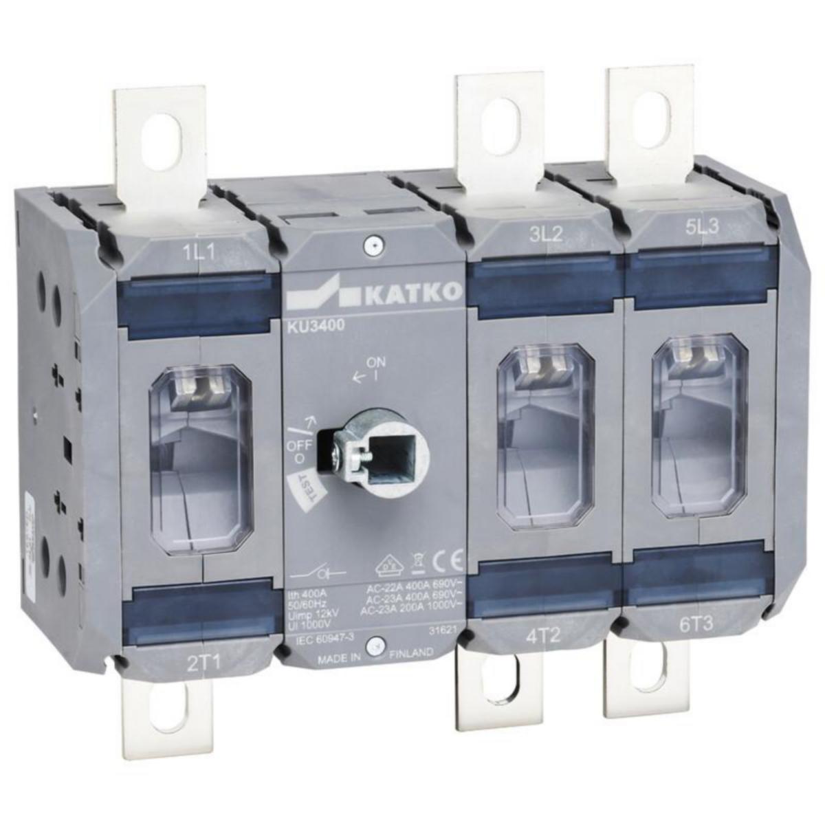Kuormankytkin vääntö Katko LoadSafe - KUORMANKYTKIN VÄÄNTÖ KATKO KU 3X400A 400V 200KW