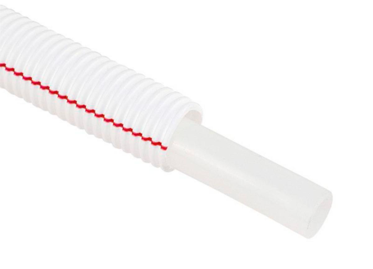 Käyttövesiputki Uponor Aqua Pipe PEX - KÄYTTÖVESIPUTKI PEX SUOJAPUTK. 16X2,2-25/20,200M VALK/PUN