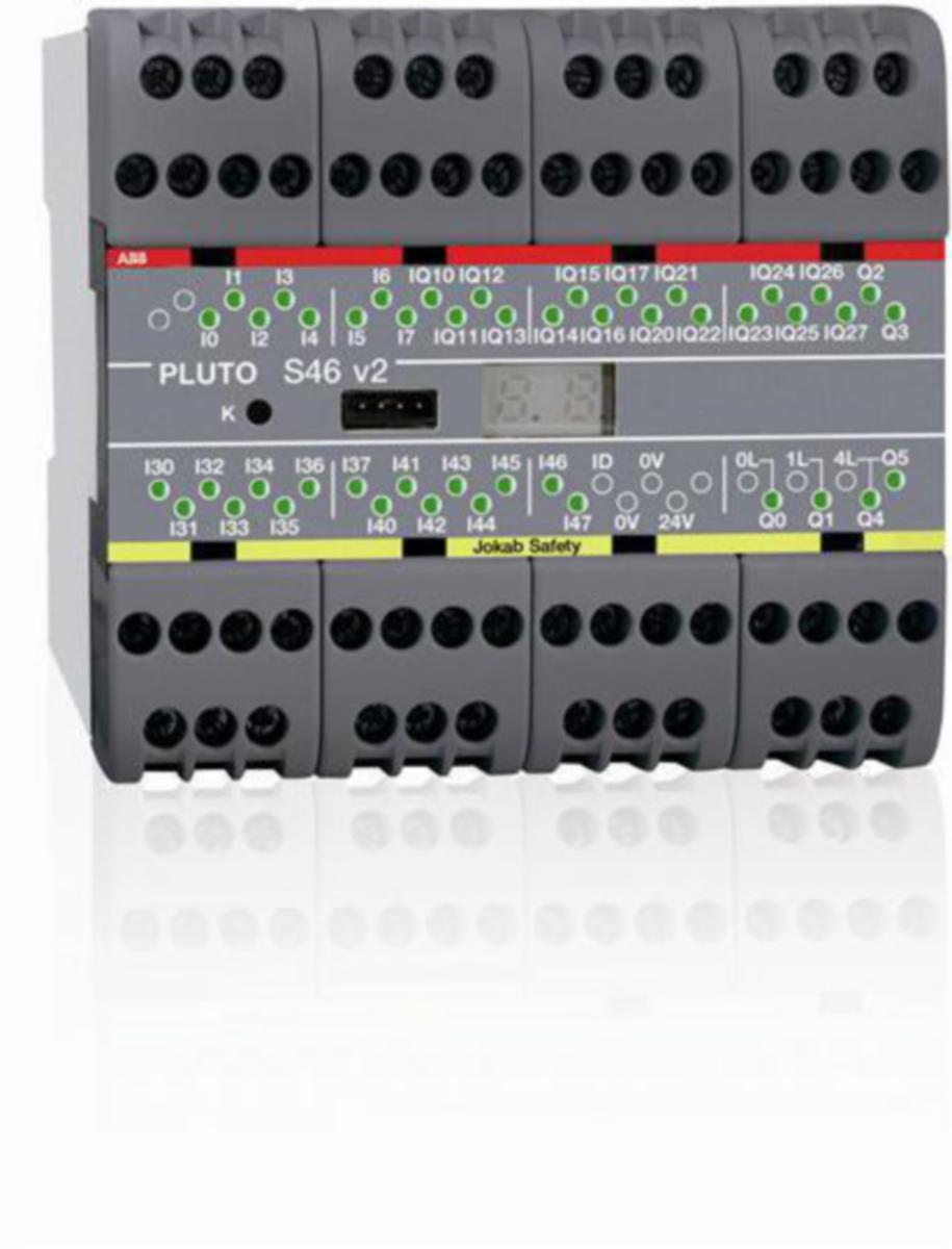 Logiikkamoduuli ABB Jokab Safety Pluto - LOGIIKKAMODUULI JOKAB SAFETY PLUTO S46V2 TURVALOGIIKKA