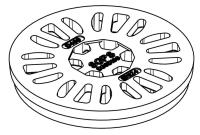 Sadevesikansi muovikaivolle 300 mm