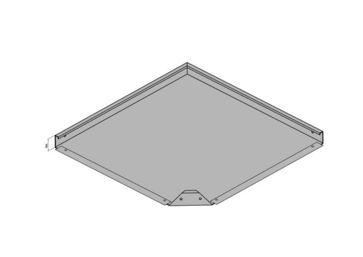 Kulmakappale SKT A-K MUS - KULMAKAPPALE SKT A-K/400-K RAL9005 FE KZNOL MUS