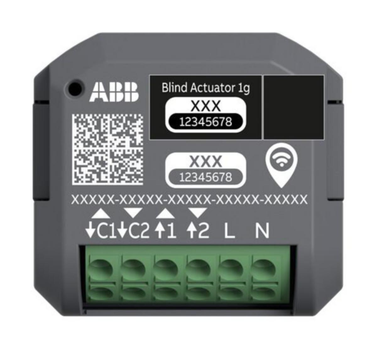 Lähtöyksikkö verho ABB ABB-free@home - LÄHTÖYKSIKKÖ ABB FREEHOME VERHO-OHJAIN 1-KANAVA 230VAC