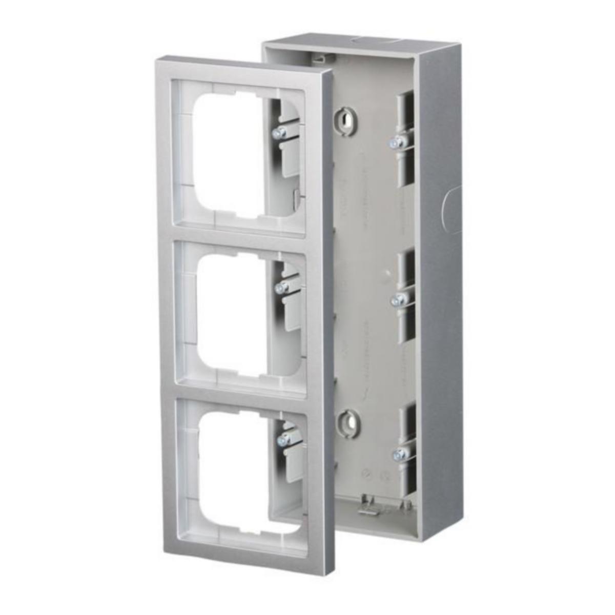 Pintakotelo ABB Impressivo 80mm - PINTAKOTELO IMPRESSIVO 3OS/IP20 54/80MM ALU