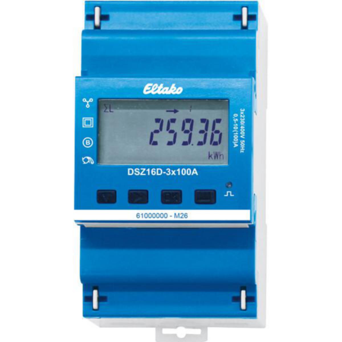 Energiamittari DIN Eltako Sarja 16 - ENERGIAMITTARI DIN 16 SARJA 3-V,3X100A,MID,SUORA,MODBUS