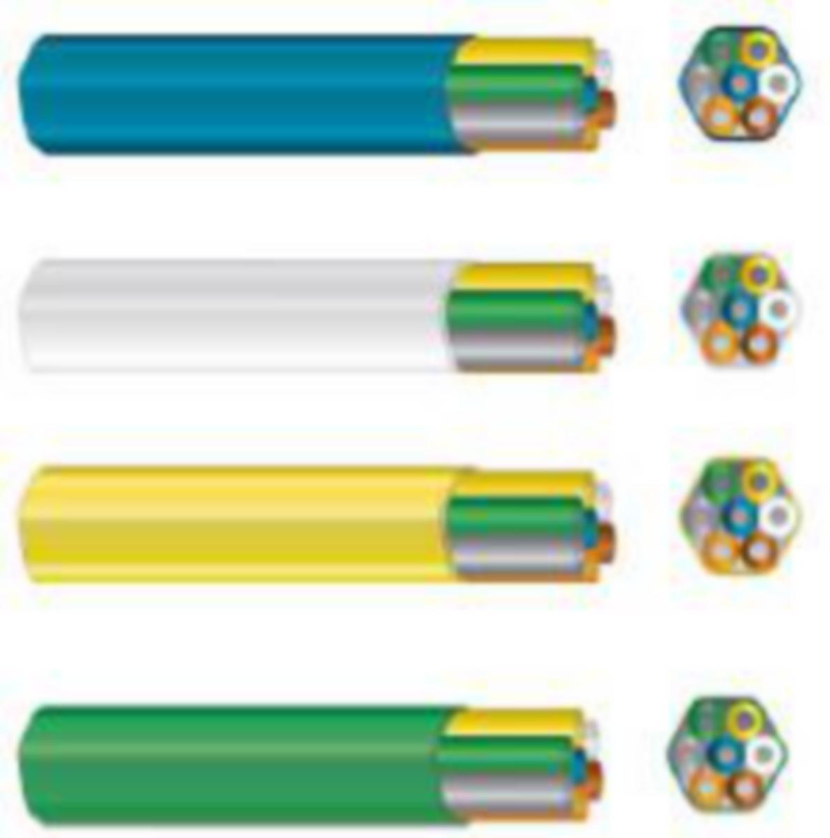 Mikrokanavanippu Hexatronic - MIKROKANAVANIPPU HEXATRONIC DB 7X7/3,5MM SININEN 2400M