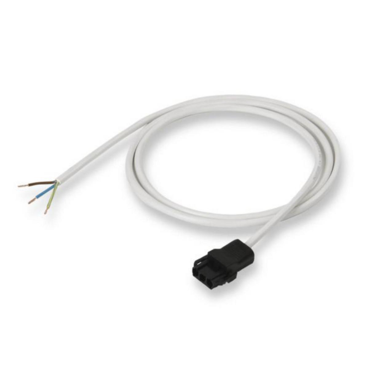 Johtosarjat 3-napaiset 1,5 mm² uros/vapaa mustat liittimet HF EnstoNet - PISTOLIITINJOHTOSARJA ENSTONET 3N UROS 3x1.5mm2 HF MUSTA 1.0m