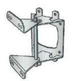 Seinäkiinnike Nederman letkukeloille