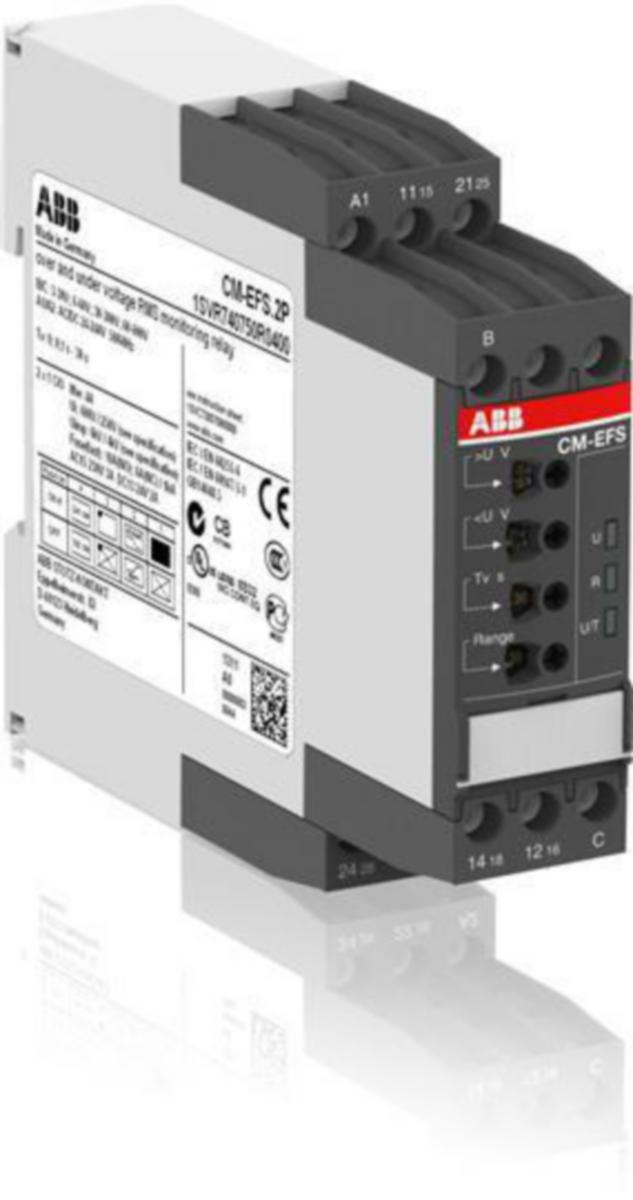 Valvontarele jännite ABB - VALVONTARELE JÄNNITE ABB CM-EFS.2P, PIKAJOUSILIITÄNTÄ