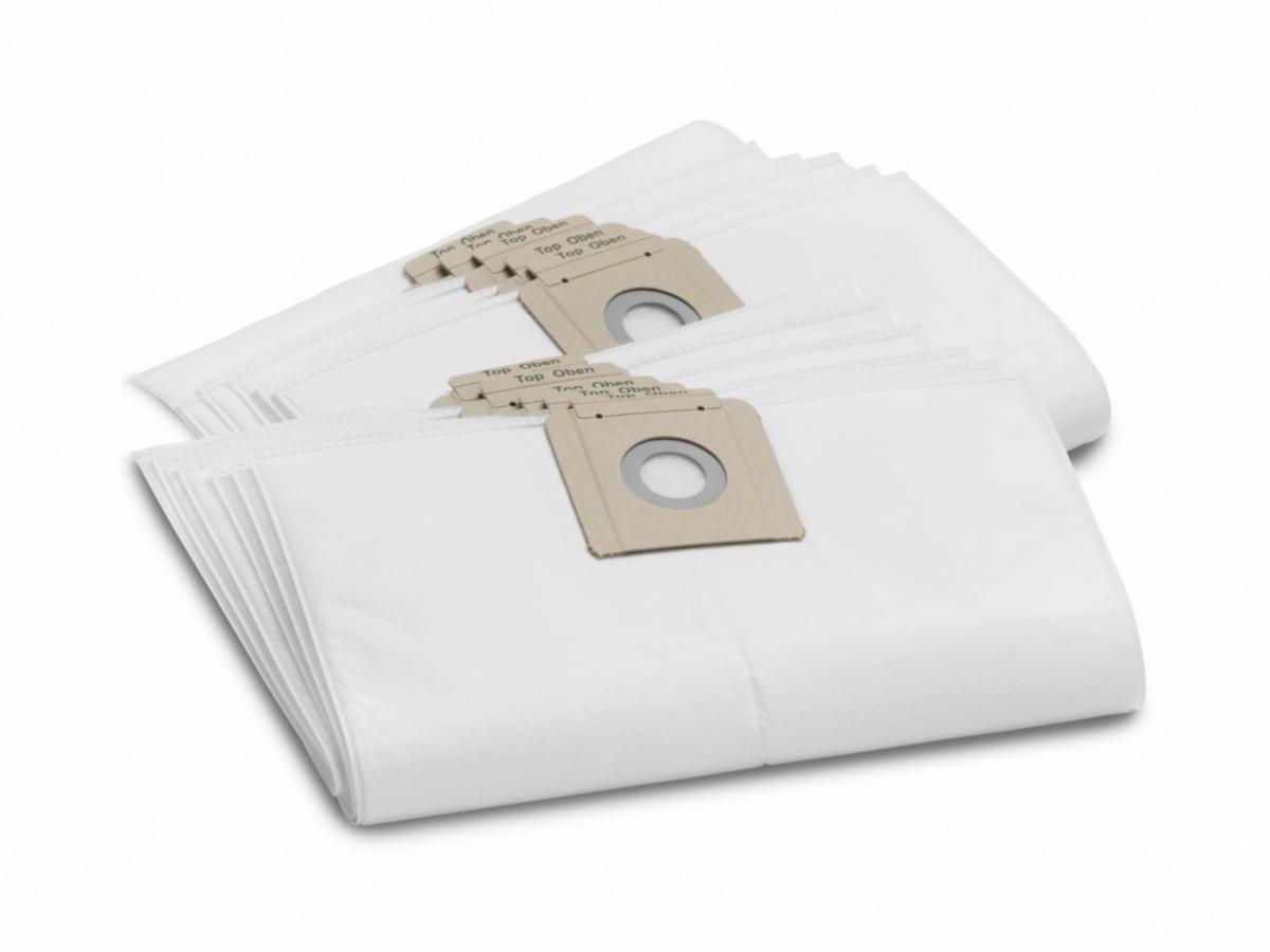 Pölypussi Kärcher T10, T12, Trek Vac 2, Trek Vac 3 - FLEECE PÖLYPUSSI KÄRCHER T 12/1 10KPL