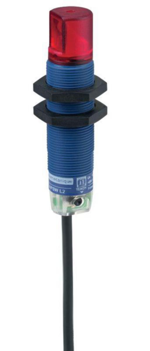 Optinen tunnistin Telemecanique OsiSense XUBT-sarjaM18 peili - OPTINEN TUNNISTIN M18 POLPEILI XUBTAPSWL2 90° 0.8M PNP 2M