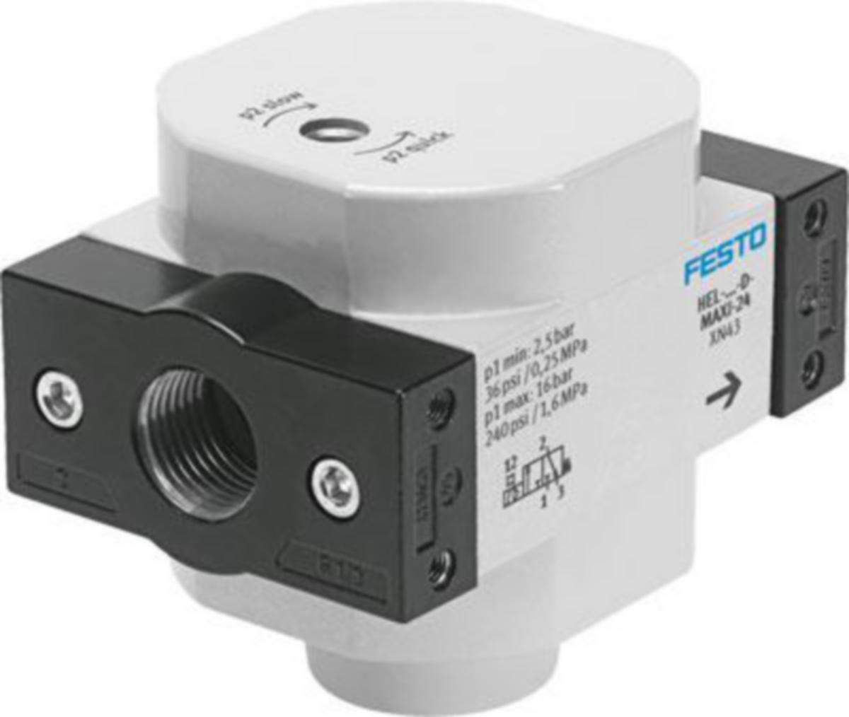 Käynnistys/pysäytysventtiili Festo HEL-D - VENTTIILI 165083 FESTO HEL-1-D-MAXI