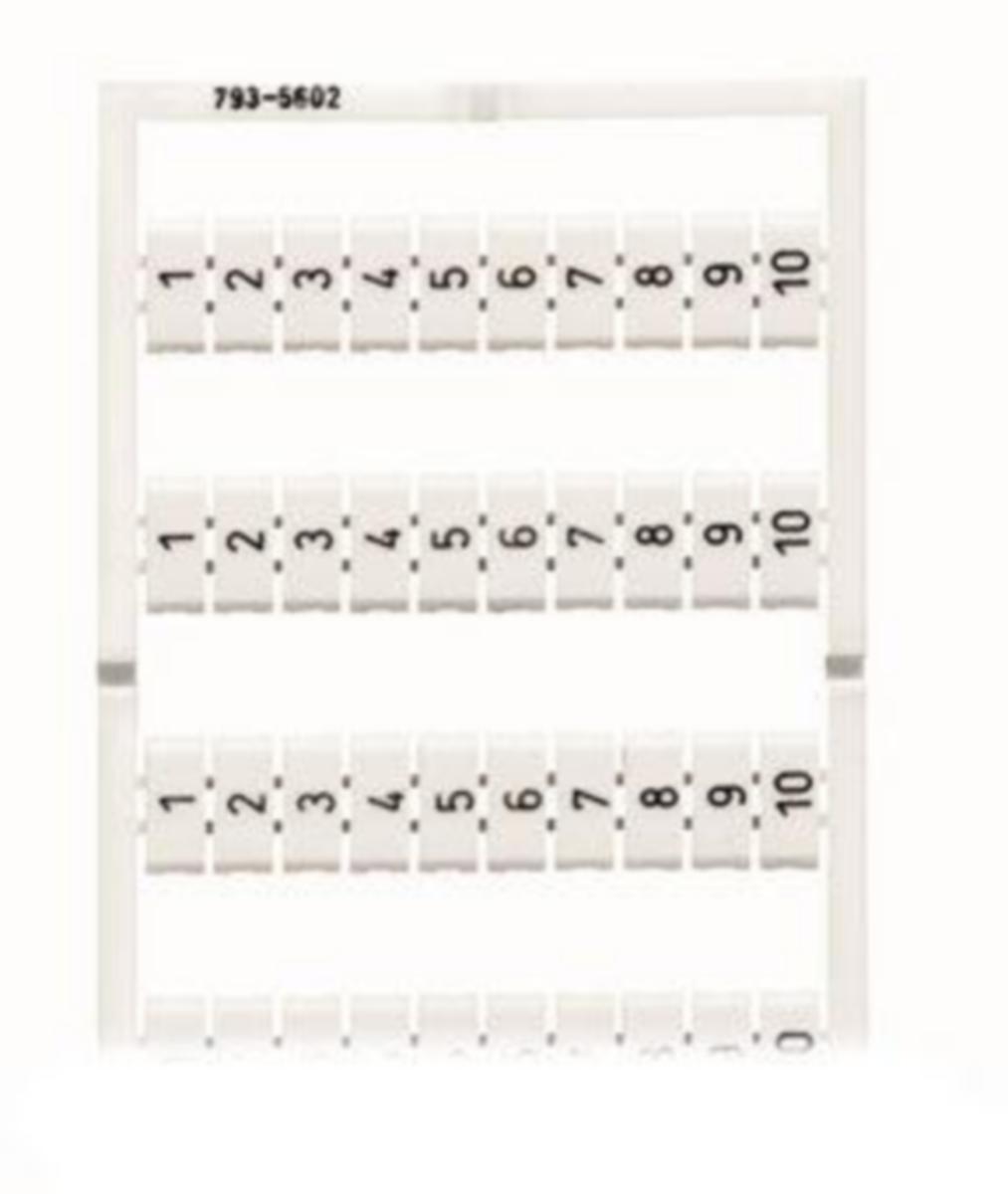 Merkintäkilpi Wago - MERKINTÄKILPI WAGO MERKINTÄ 1.3.5,2.4.6