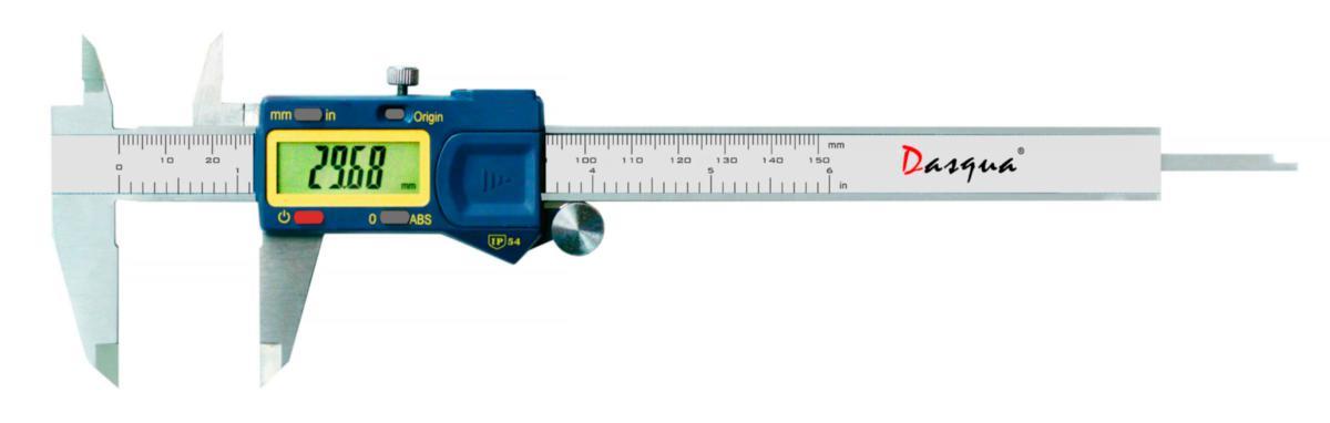 Työntömitta Dasqua Absolute digitaalinen IP54 - TYÖNTÖMITTA ABSOLUTE DIGITAL DASQUA 495159 300MM