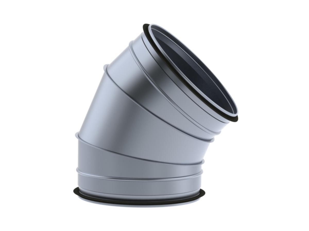 Käyrä 45° 500-1250mm - KÄYRÄ KY 45 1250(LOHKO)